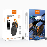 УМБ Power Bank WUW TUGII Y104 40000mAh PD22.5W+QC3.0 (with cable Lightning+Micro+Type-C+USB)