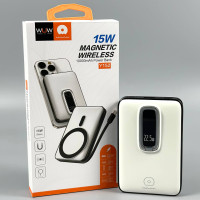 УМБ Power Bank WUW Y152 10000mAh з бездротовою зарядкою (з підставкою) (with cable Type-C)