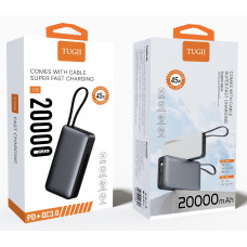 УМБ Power Bank WUW TUGI Y45 20000mAh PD45W (with cable Lightning+Type-C)
