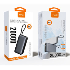 УМБ Power Bank WUW TUGI Y65 20000mAh PD65W (with cable Lightning+Type-C)