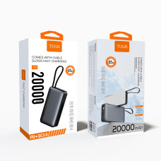 УМБ Power Bank WUW TUGI Y45 20000mAh PD65W (with cable Lightning+Type-C)