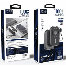 УМБ Power Bank WUW TUGII Y04W 10000mAh PD22.5W з бездротовою зарядкою (with cable Type-C to Type-C) + Watch charger