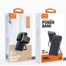 УМБ Power Bank WUW TUGII Y05W 10000mAh PD22.5W з бездротовою зарядкою (with cable Type-C+Lightning) + Watch charger та підставкою