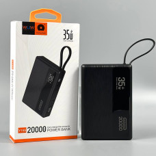 УМБ Power Bank WUW Y155 20000mAh Notebook 35W (with cable Type-C)