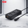Автомобільний інвертор XO CZ027 200W (AC 2*220V, 2*USB, 2*Type-C, DC 5V-12V)