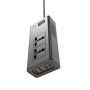 Автомобільний інвертор XO CZ027 200W (AC 2*220V, 2*USB, 2*Type-C, DC 5V-12V)