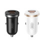 Автомобільний зарядний пристрій XO CC56 mini PD30W+QC30W