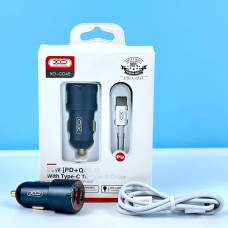 Автомобільний зарядний пристрій XO CC45 QC3.0+30W Type-C to Type-C