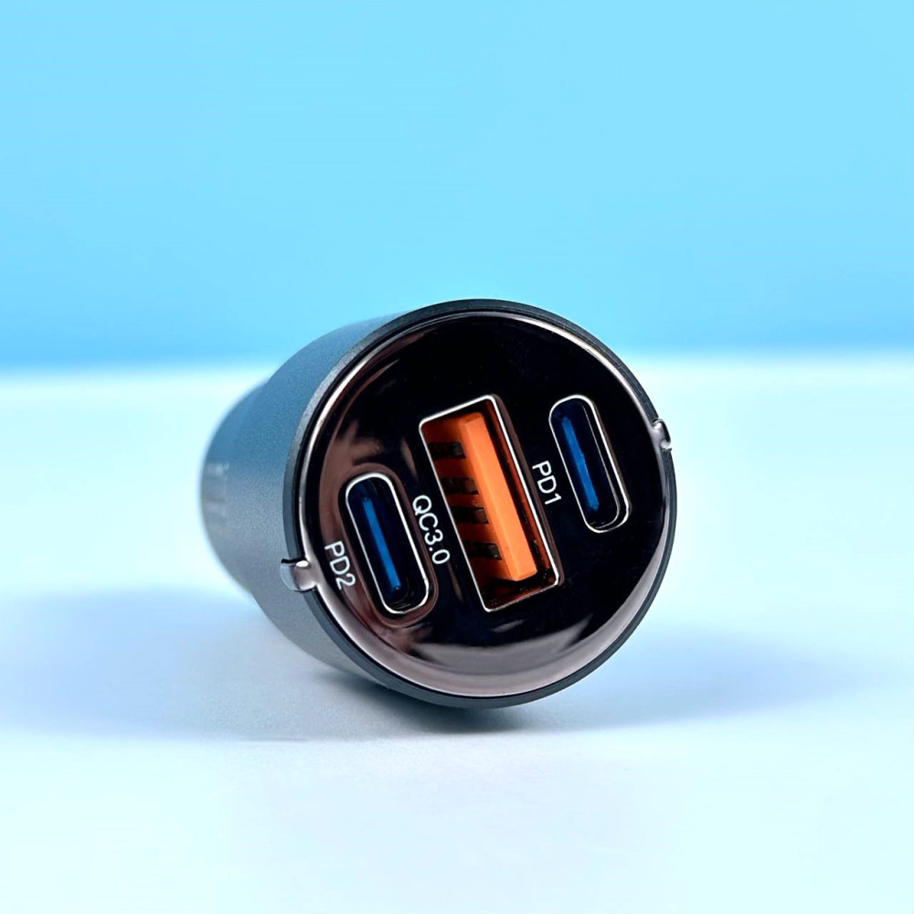 Автомобільний зарядний пристрій XO CC45 QC3.0+30W Type-C to Type-C