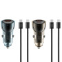 Автомобільний зарядний пристрій XO CC60 Smart 60W Type-C to Type-C