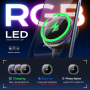 Бездротовий зарядний пристрій XO CX043 Qi 2.2, 25W, RGB з магнітним охолоджувачем