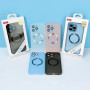 Накладка XO K22 CD pattern iron ring TPU MagSafe Box iPhone 15