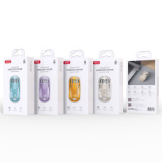 Мишка комп'ютерна бездротова XO M12 transparent (Connector: Bluetooth+2.4G USB)