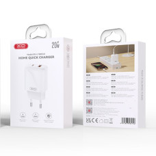 Мережевий зарядний пристрій XO L158 PD20W+QC3.0