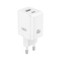 Мережевий зарядний пристрій XO CE36 GaN PD45W+18W