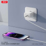 Мережевий зарядний пристрій XO L136 PD20W Type-C to Lightning