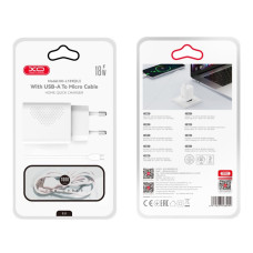 Мережевий зарядний пристрій XO L159 QC3.0 Micro