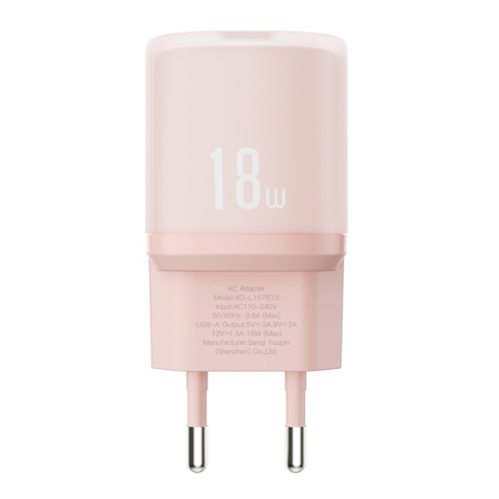 Мережевий зарядний пристрій XO L157 QC3.0 Type-C