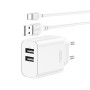 Мережевий зарядний пристрій XO CE34 2.4A Type-C