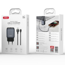 Мережевий зарядний пристрій XO L152 QC3.0 Type-C