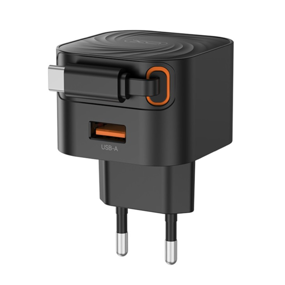 Мережевий зарядний пристрій XO L165 Telescopic 20W Type-C
