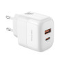 Мережевий зарядний пристрій XO L138 GaN nitride 30W Type-C to Type-C