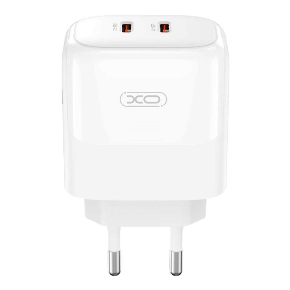 Мережевий зарядний пристрій XO L140 GaN Nitride 35W Type-C to Type-C