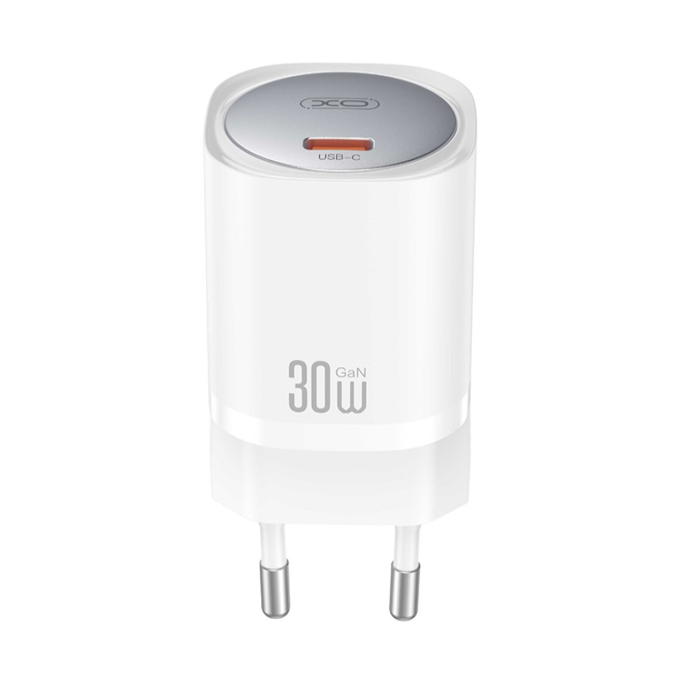Мережевий зарядний пристрій XO CE20 GaN nitride 30W Type-C to Type-C