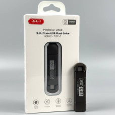 USB флеш XO DK08 128Gb USB3.2+Type-C Швидкісна