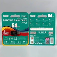 USB флеш XO DK10 64GB USB3.2+Type-C Швидкісна