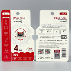 Карта пам'яті XO High level 4Gb 6 Class (без адаптера)