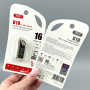 USB флеш XO U10 16Gb Metal USB2.0