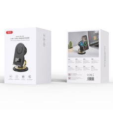 Портативна колонка-підставка для телефону XO F69 бездротова зарядка, індукційне підсилення, обертання на 360° (13,7*7,0*9,0 см)