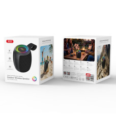 Колонка XO F82 Boombox RGB Bluetooth 1200mAh (13,2*11,4*11,4 см)
