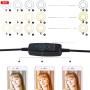 Кільцева світлодіодна Led Лампа стійка XO BGD001/LS-90 3.5 inch 2в1 з затискачем для телефону