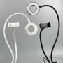 Кільцева світлодіодна Led Лампа стійка XO BGD001/LS-90 3.5 inch 2в1 з затискачем для телефону