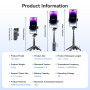 Монопод (трипод) XO SS21 Mini Selfie Stick 4in1 Bluetooth (для селфі та фотозйомки)