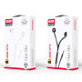 Навушники XO EP68 з плоским кабелем 3.5mm