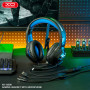 Навушники XO GE-08 Static RGB Long Game USB+Dual 3.5mm з мікрофоном