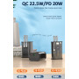 УМБ Power Bank XO PB306 10000mAh QC22.5W/PD20W with cable TYPE-C, Lightning Швидка зарядка