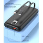 УМБ Power Bank XO PR184 10000mAh QC22.5W/PD20W with cable TYPE-C, Lightning Швидка зарядка