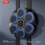 Настінна мішень для боксу XO SF-02 з RGB-підсвічуванням та музикою Bluetooth (6 секцій+рукавички)
