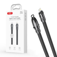 Шнурок-тримач з кабелем XO NB-Q289A Bullet на руку Type-C to Lightning 27W 0.30m