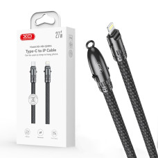 Шнурок-тримач з кабелем XO NB-Q289A Bullet на руку Type-C to Lightning 27W 0.30m