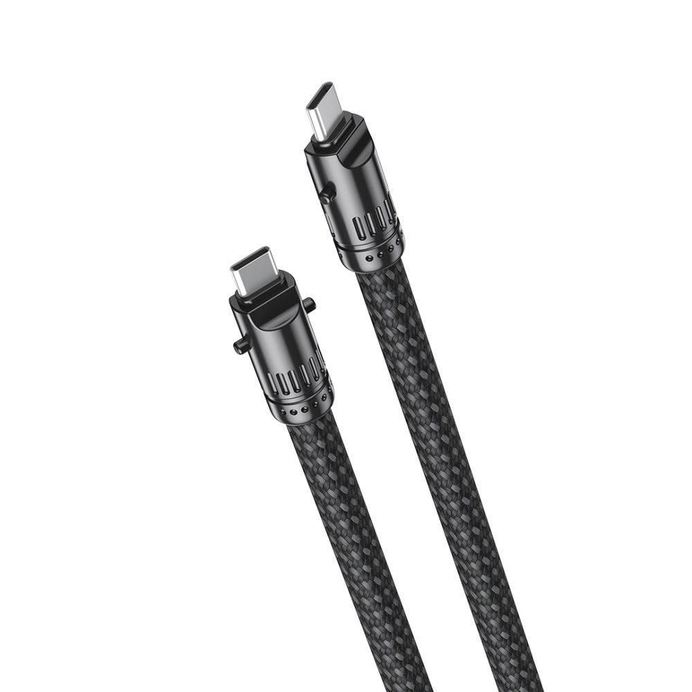 Шнурок-тримач з кабелем XO NB-Q289B Bullet на руку Type-C to Type-C 60W 0.30m