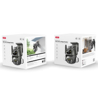 Камера відеоспостереження XO CR04 Robot 400W Pixel з подвійним екраном (2.4G бездротовий WiFi)