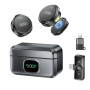 Бездротовий петличний мікрофон XO MC12 Smart Charging Case (Type-C+Lightning Adapter)
