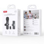 Бездротовий петличний мікрофон XO MC13 (Type-C+Lightning Adapter)