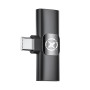 Бездротовий петличний мікрофон XO MC13 (Type-C+Lightning Adapter)