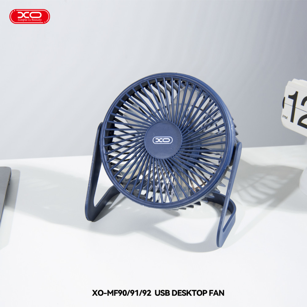 Вентилятор XO MF90 настільний (4-inch,2 speeds,USB)